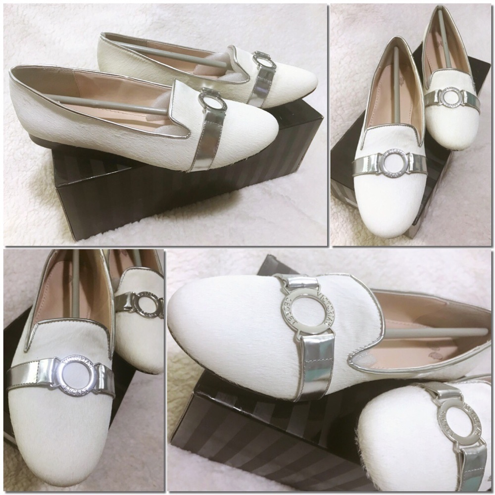 Calf Hair Loafer - Victoria’s Secret - Silver/Ivory